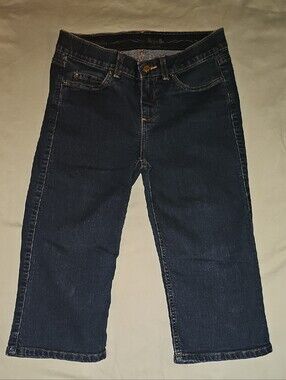 Rafaella Dark Blue Cropped Jeans